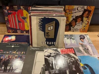 Vinyl Record Collection Job Lot 75 x LP Album &12'' Pop Rock 70's -80's Bundle