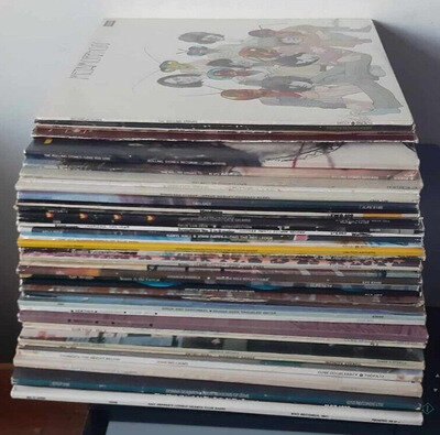 70s LOT x40 VINYL LP RECORDS CLASSIC ROCK ROLLING STONES etc COMEDY MONTY PYTHON