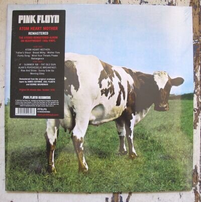 Pink Floyd Vinyl Record Atom Heart Mother LP Album 12" Remastered New Sealed