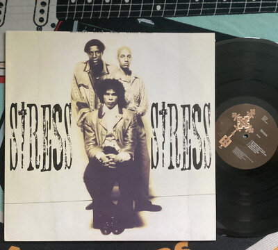 STRESS Self Titled 1991 NM Mint promo Vinyl LP Stress Album Warner music Rare