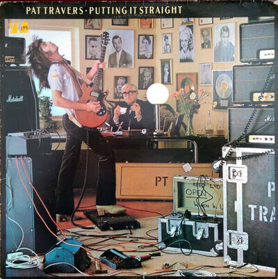 PAT TRAVERS - PUTTING IT STRAIGHT - Vinyl LP Album Record - Rock, 1977