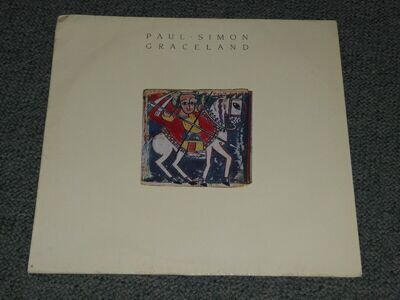 PAUL SIMON "GRACELAND" 1986 WARNER BROS. ORIGINAL VINYL ALBUM with LYRIC INNER