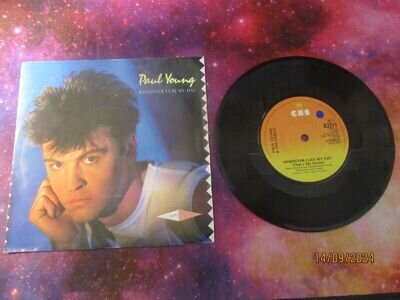 7" single 45rpm. Wherever I lay my Hat by Paul Young (CBS)