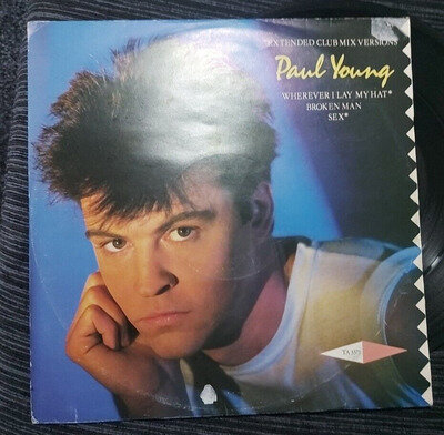 Paul Young-Wherever I Lay My Hat 12" vinyl single record