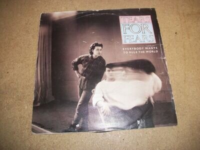 TEARS FOR FEARS- EVERYBODY WANTS TO RULE THE WORLD VINYL 7" 45RPM PS