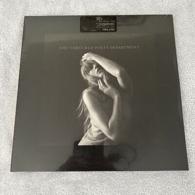 TAYLOR SWIFT TORTURED POETS DEPARTMENT 12" VINYL RECORD ALBUM SEALED BLACK TTPD