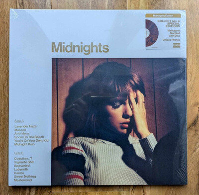 Taylor Swift - Midnights [Mahogany Marbled 12" Vinyl Record LP] Brand new