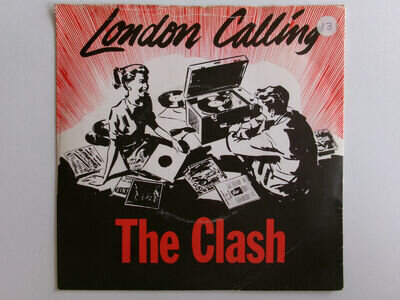 THE CLASH LONDON CALLING ARMAGIDEON TIME CBS 8087 JOE STRUMMER PUNK