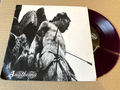 Anathema RARE PURPLE VINYL 7" Nailed To The Cross