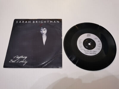 sarah brightman anything but lonely 7" vinyl record very good condition