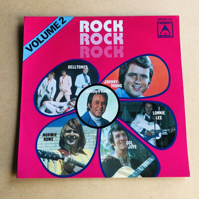 Johnny O'Keefe Lonnie Lee Delltones Normie Rowe Rock Rock Rock Vol 2 LP 12" LP.