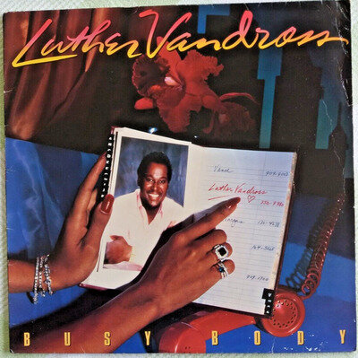 LUTHER VANDROSS - 'BUSY BODY' 1983 EPIC LP G/EX