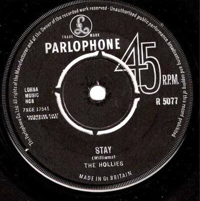 The Hollies – Stay ....... 1963 Vinyl 7" Single