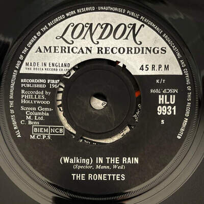 The Ronettes - (Walking) In The Rain (Vinyl)