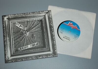 Sex Pistols Pretty Vacant 7" vinyl, VGC + Holidays In The Sun (1977), Good+