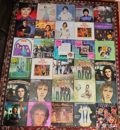 45 X 1970s LPs THE NEW SEEKERS DANA PETER SKELLERN DAVID ESSEX JOHN DENVER-B20V