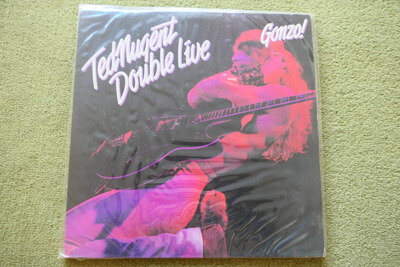 TED NUGENT – DOUBLE LIVE GONZO! 2LP – EXC+ UK 1978 ORIG