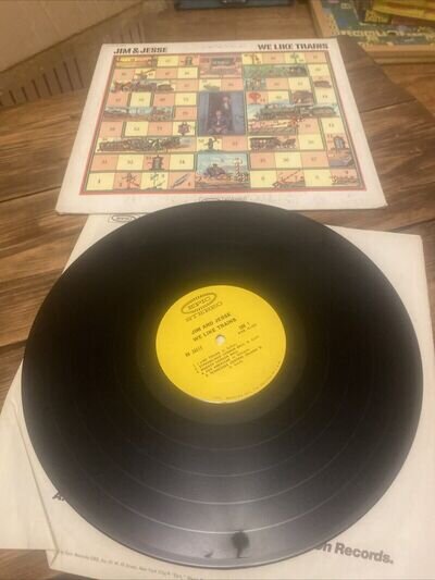 JIM & JESSE: we like trains EPIC 12" LP 33 RPM