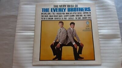 THE EVERLY BROTHERS "THE VERY BEST OF THE EVERLY BROTHERS" VINYL LP RECORDS