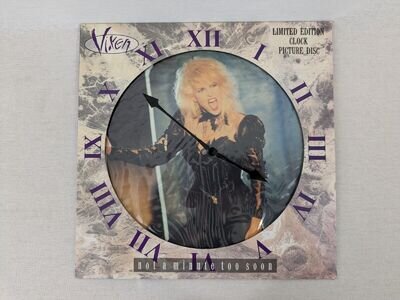 Vixen Not A Minute Too Soon 12'' Picture Disc Vinyl Record 1990 EMI Records