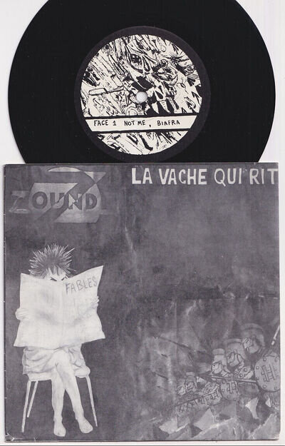 ZOUNDS * La Vache Qui Rit * 1983 BELGIUM EP * UK PUNK CRASS *