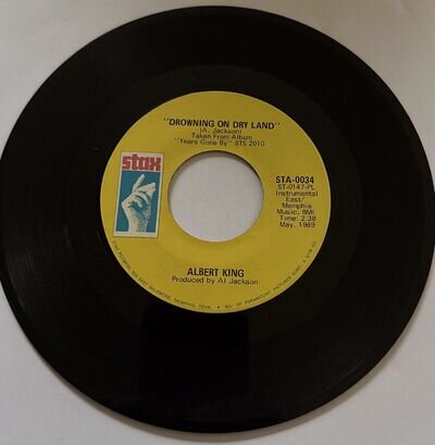 ALBERT KING ~ Drowning On Dry Land ~ 7” 45 STAX 1969 STA-0034