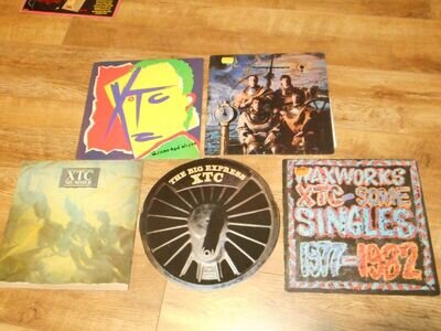 XTC five LP records job lot