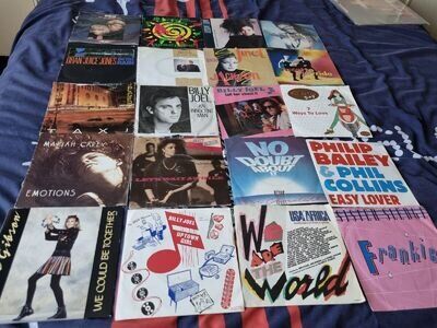 100no Vinyl Records Job Lot 60,70,s 80,s,90,s Most Good Condition