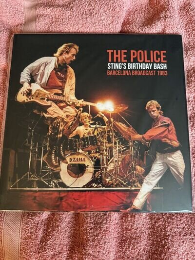 The Police Sting’s Birthday Bash Barcelona 1983 Double Live Vinyl Album New Rare