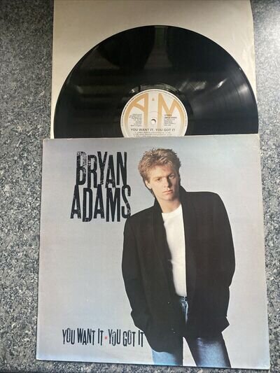 Bryan Adams - You Want It You Got It Vinyl Lp Record First Press. 👍 Original.