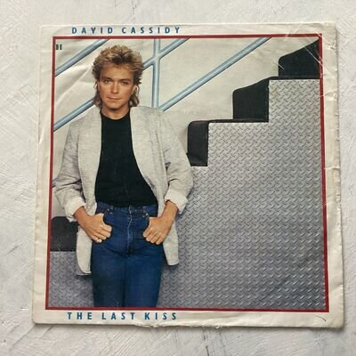 David Cassidy 7” The Last Kiss - The Letter ARIST589 1985 VG