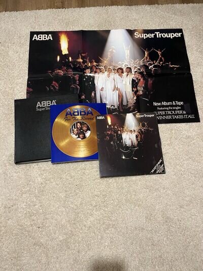 ABBA Super Trooper Presentation Box with Book Poster & Insert