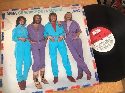 ABBA ( GRACIAS POR LA MUSICA ) 1980 VINYL COLLECTORS ITEM LP RECORD