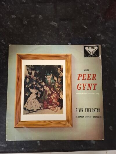 SXL 2012 ED1 Grieg Peer Gynt Oivin Fjeldstad 1958 Decca 1st WBG EX