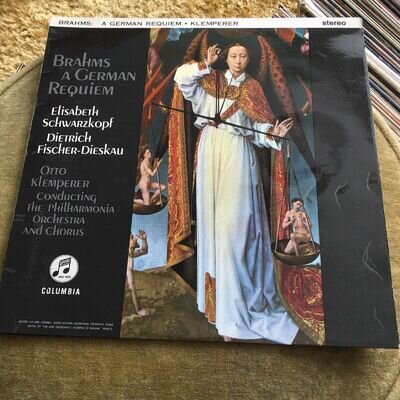 Brahms/Klemperer - A German Requiem LP Vinyl Record - SAX 243