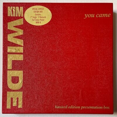 Kim Wilde - You Came - Rare UK Limited Presentation Box 7" w/ Poster + postcards