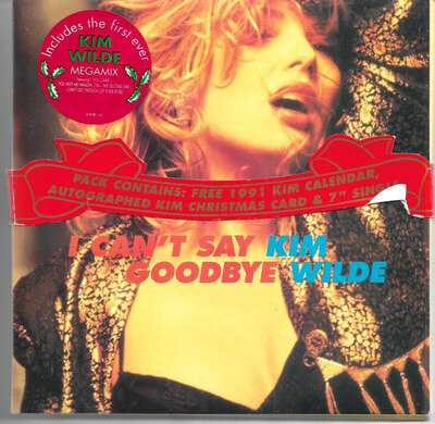 Kim Wilde - I Can't Say Goodbye - Scarce 1990 UK Limited vinyl 7" Christmas pack