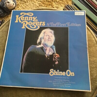 KENNY ROGERS & THE FIRST EDITION - Shine On - UK LP - Reprise - K 24037 - 1980