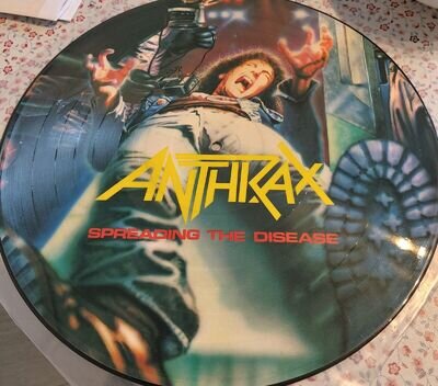 Anthrax – Spreading The Disease Vinyl Picture Disc LP Music For Nations