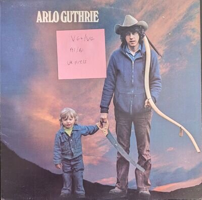 Arlo Guthrie Self Titled Vinyl Record VG+/VG K54019 1974 1st Press