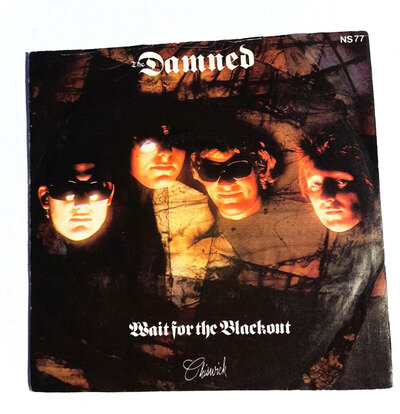 THE DAMNED Wait For The Blackout 1980 7" VINYL PUNK First UK Press