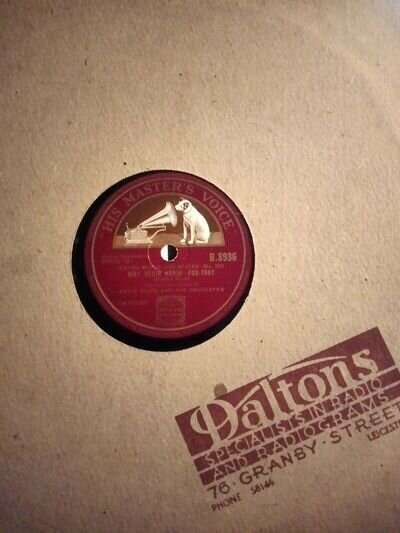 Artie Shaw Orchestra-Why Begin Again/One Night Stand 78RPM HMV