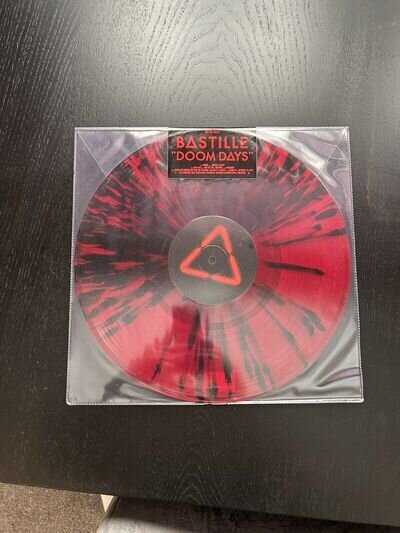 BASTILLE LP Doom Days Red And Black Splatter Vinyl Limited Edition BRAND NEW