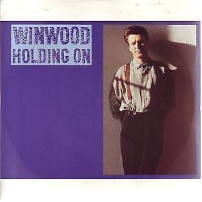 Steve Winwood Holding On 7" vinyl UK Virgin 1988 pic sleeve VS1135