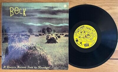 BECK : A WESTERN HARVEST FIELD BY MOONLIGHT 10" Vinyl LP Fingerpaint best