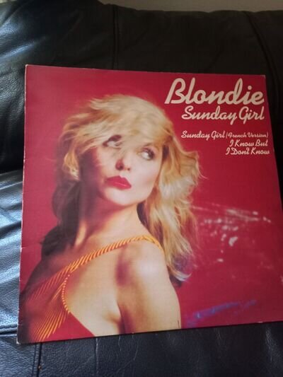 Blondie – Sunday Girl - Vinyl Record 12" Single - 1978 - Original Picture Sleeve