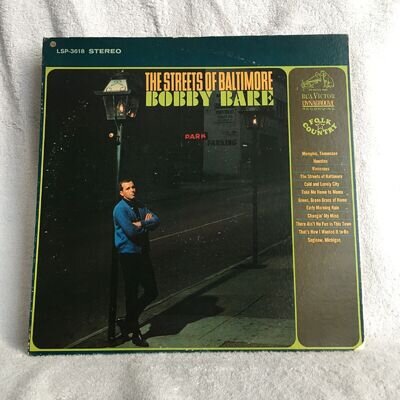 Bobby Bare - The Streets Of Baltimore LP (RCA Victor) 1966