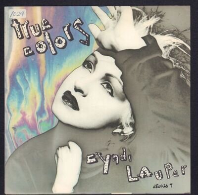 Cyndi Lauper(7" Vinyl P/S)True Colours-Portrait-650026 7-UK-1986-Ex/Ex+