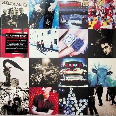 U2- Achtung Baby, 30th Anniversary 2-LP (NEW** 2021 Limited Vinyl + Poster)