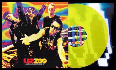 U2 LP ZOO TV Live in Dublin 1993 EP NEON YELLOW VINYL In Stock MAILS SAME DAY